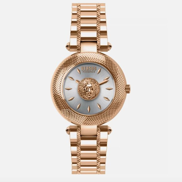 Versus Versace Womens Rose Gold 36mm Bracelet Fashion Watch